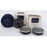 Hardy Bros. Marquis 8/9 fly reel, two further spools and pouch