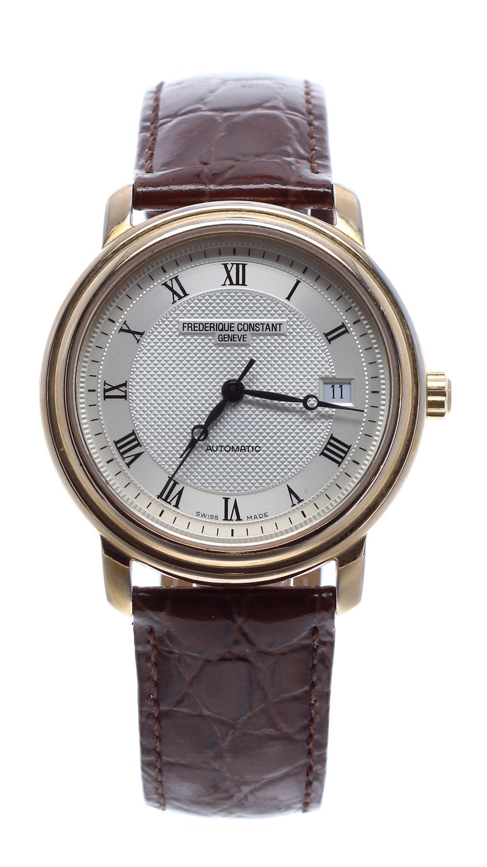 Frederique Constant Classic automatic gold plated gentleman's wristwatch, ref. FC-303/310X3P5/6, no. - Image 2 of 3