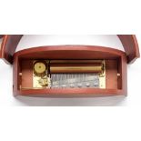 Contemporary Reuge 'Millennium Trilogy' small music box, limited edition 0139/2001, within a