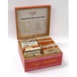 Regal replacement string assortment display box including a selection of vintage guitar strings,