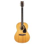 Yamaha FG-325 acoustic guitar, made in Taiwan; Back and sides: mahogany, surface imperfections;