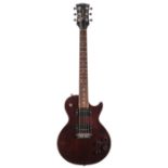 Gordon Smith GS2 electric guitar, made in England, ser. no. 0xxx0; Finish: stained poplar, various