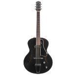 Godin Fifth Avenue Kingpin P90 hollow body electric guitar, made in Canada; Finish: matt black;