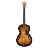 1966 Framus 5/50 archtop guitar, made in Germany, ser. no. 8xx1; Finish: sunburst, various