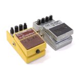 Boss Fender '59 Bassman guitar pedal; together with a Digitech Dan Donegan The Weapon guitar