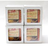 Twenty-four packets of new La Bella golden alloy medium 40PM acoustic guitar strings; together