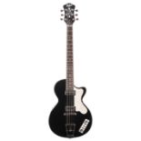 Hofner Contemporary Series Club electric guitar; Finish: black; Fretboard: rosewood; Frets: good;