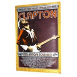 Eric Clapton - selection of ephemera from various recent tours including a 2013 Ron Donovan designed