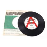 The Beatles - Paperback Writer & Rain 45rpm demonstration record, R5452, 'Large A' mark to side one,