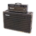 1960s Selmer Treble-N-Bass 50 Mark II guitar amplifier head, made in England, ser. no. 47182;