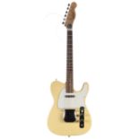 1970s Eros Tele style electric guitar, made in Japan; Finish: blond, minor dings; Fretboard: