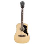 Eko Ranger XII Custom acoustic guitar, made in China, small blemish to the back of the neck (new/