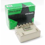 Blackstar Amplification HT-Dual Pure Valve distortion guitar pedal, boxed with power supply