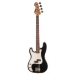 Encore left-handed bass, black finish