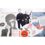 Wilko Johnson, Dr Feelgood & The Blockheads - autographed bass guitar scratchplate, signed by Norman