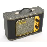 1960s Selmer Little Giant amplifier, made in England, ser. no. 11480, snakeskin and black tolex,