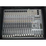 Mackie CFX16 MK II mixing console, within a Gator case