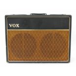 1963/64 Vox AC30 guitar amplifier, made in England, ser. no. 15050T, with copper top panel, original