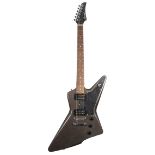 Cruzer by Crafter RE920 electric guitar, made in China; Finish: metallic black; Fretboard: rosewood;