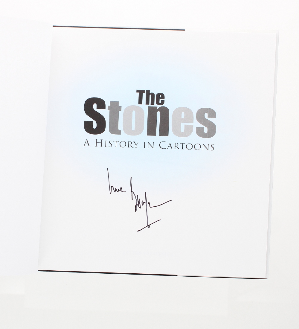 Bill Wyman - autographed 'The Stones, a History in Cartoons', hardback book; together with a - Image 2 of 3