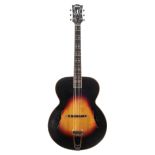 1934 Gibson L-10 acoustic archtop guitar, made in USA, ser. no. 9xxx4; Finish: sunburst, refinish,