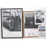 Three autographed framed pictures of Supertramp, Joe Cocker and Tina Turner, all made out to