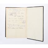 Eric Clapton - The Bible, presented to Ian Symes, Form IV Art, July 1960, Hollyfield School, bearing