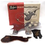 Hofner Kombination guitar pickup unit, boxed; together with a Hofner type pickguard and a