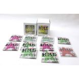 Twenty-seven packets of new La Bella HRS Series nickel plated hand wound gauge 9-46 electric