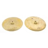 Roland Orzabal (Tears For Fears) - Zildjian 14" thin crash cymbal; together with a Zildjian 13" thin