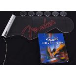 Fender The Original Stratocaster headstock LED sign (repair to one of the tuners); together with