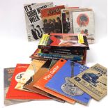 Selection of vintage and later guitar tuition books including Hank Marvin's Guitar Tutor,