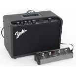 Fender Mustang GT40 guitar amplifier with foot switch