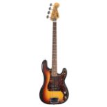 1970s Maya P Type bass guitar, made in Japan; Finish: sunburst, minor dings; Fretboard: rosewood;