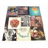 Santana - ten vinyl LP records, first four 63015, 64087, 69015, 65299 and Lotus, LBS 66325 (81047/