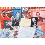 Bert Weedon - a selection of Bert Weedon ephemera, to include a signed letter on addressed headed