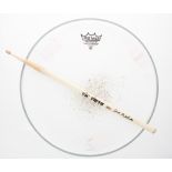 Jack De Johnette - personally used Vic Firth signature drumstick and snare drum skin