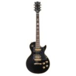 Early 1970s Welson Black Pearl electric guitar, made in Italy; Finish: black, generally good with