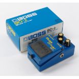 Boss BD-2 Blues Driver guitar pedal, made in Taiwan, boxed