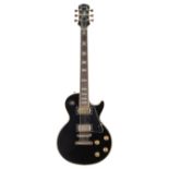 1990s Epiphone Les Paul Custom electric guitar, made in Korea, ser. no. S92xxx87; Finish: black,