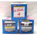 Mixed assortment of La Bella bass guitar strings