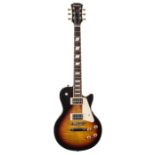 Eastcoast LP style electric guitar, sunburst finish, Stagg hard case