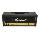 1981 Marshall JCM 800 Lead Series mark 2 Master Model 100 watt lead guitar amplifier, made in