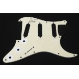 Eric Clapton - autographed Stratocaster pickguard *Sent to the vendor to his home address from