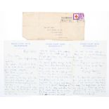 George Harrison - an important three page hand written autographed letter to a Miss Lynn Wyman, with