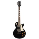 2012 Epiphone Les Paul Standard electric guitar, made in China, ser. no. 12xxxxxx6; Finish: black,