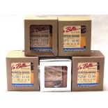 Thirty-six assorted packets of new La Bella phosphor bronze acoustic guitar strings; together with