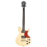 2009 Washburn WI-64V electric guitar, made in Indonesia, ser. no. 09xxxx74; Finish: ivory relic;