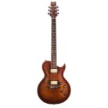 1977 Aria Pro II PE1500 electric guitar, made in Japan, ser. no. 7xxx9; Finish: burnt amber, various