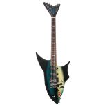 Jay Turser Shark electric guitar, made in China; Finish: custom shark artwork; Fretboard: